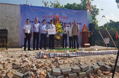 Dự lễ Khởi công xây dựng chùa Hưng Phúc nơi thờ Thái Sư Á Vương Đào Cam Mộc và trao tặng kinh phí giải phóng mặt bằng