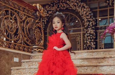 Lộ diện trang phục dạ hội của Hoa Hậu Nhí Đào Nguyễn Hồng Lam trước thềm cuộc thi Ngôi Sao Truyền Hình Quốc Tế 2019